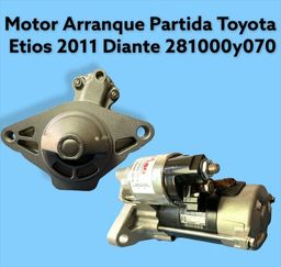 Título do anúncio: Motor Arranque Partida Toyota Etios 2011 Diante 281000y070