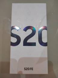 Título do anúncio: NOVO Samsung s20 FE 128gb cloud WHITE LACRADO 