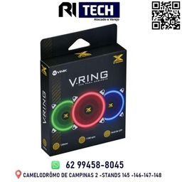 Título do anúncio: Fan/cooler vx gaming para gabinete v.ring anel de led 120x120mm 