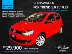 Título do anúncio: Volkswagen Fox Trend 1.0 8V Flex - Ano 2010 Completo