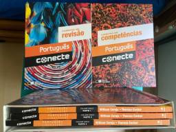 Título do anúncio: Conecte Portugues, Volume Unico - Parte 1, 2, e 3 + cadernos