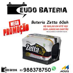 Título do anúncio: Bateria Zetta 60Ah NOVA
