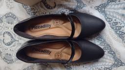 Título do anúncio: Sapato Boneca Piccadilly Conforto Salto Médio - Novo