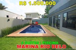 Título do anúncio: Marina do Rio belo, Casa 4 suítes, Piscina, Terreno com 652m², Sala 3 ambientes