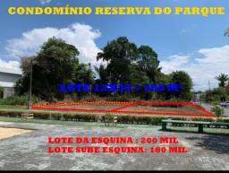 Título do anúncio: Lote no Reserva do Parque Otima Localização 360m²