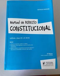 Título do anúncio: Manual de direito constitucional e direito administrativo 
