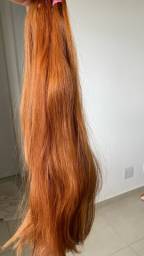 Título do anúncio: Mega hair tela ruivo acobreado / cabelo humano 