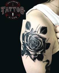 Título do anúncio: Tatuagem preto e Branco