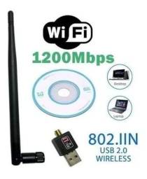 Título do anúncio: Adaptador usb wi-fi 1.200 Mbps 