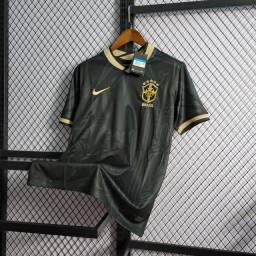 Título do anúncio: Nova Camisa da Seleção Brasileira Especial Nordeste - Black Gold 2022<br>
