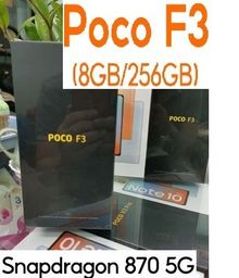 Título do anúncio: Poco F3 Xiaomi 256GB 8GB Ram 5G Tela 6.7 120Hz Snapdragon 870 4K Smartphone Gamer Lacrado!