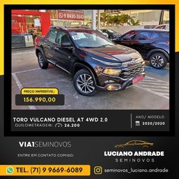 Título do anúncio: Fiat Toro Vulcano At 4wd 2.0 Diesel 2020 Luciano Andrade