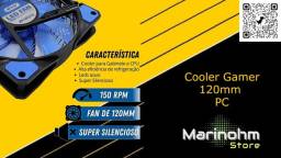 Título do anúncio:  Cooler Fan Led 120mm Ventoinha Para Gabinete Cpu Gamer Pc