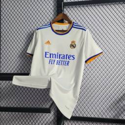 Título do anúncio: Camisa do Real Madrid Home Kit 21/22 Adidas