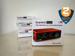 Título do anúncio: Interface de Áudio Focusrite Scarlett Solo de 3ª Geração - USB - Até 3x sem juros.