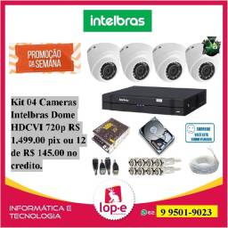 Título do anúncio: Kit câmeras de segurança intelbras R$ 1.499.00