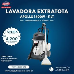 Título do anúncio: Extratora Lavadora de Carpetes e Pisos Apollo 1400w Lavor