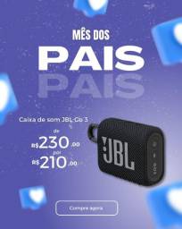Título do anúncio: Caixa de som Portátil sem fio via Bluetooth JBL Go 3 Original novo e com garantia