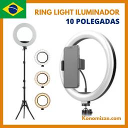 Título do anúncio: Ring Light Iluminador 10 Polegadas 26 CM - Konomizze.com