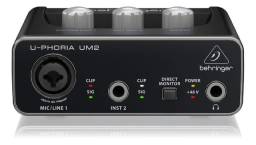 Título do anúncio: Interface de áudio Behringer U-Phoria UM2<br><br>