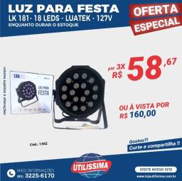 Título do anúncio: Luz Negra para festa Luatek 18 leds - Entrega grátis 