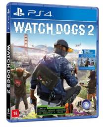 Título do anúncio: Jogo mídia física PS4 Watch Dogs 2