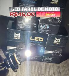 Título do anúncio: Lampada Led H4 Farol de Moto Super Branca 6000k