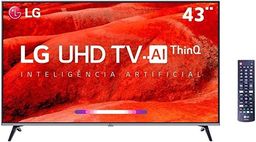 Título do anúncio: Tv LG 43" 4k HDR inteligencia artificial