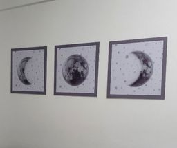 Título do anúncio: Conjunto de quadros Fases da Lua