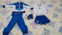 Título do anúncio: Combo kit de uniformes infantil  bebê do Avaí Esporte Clube Torcida Baby  3/6 meses