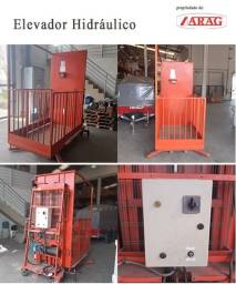 Título do anúncio: Elevador de carga vertical hidráulico padrão europeu com mezanino