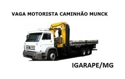 Título do anúncio: Vaga Operador Caminhão Munck - Igarape -MG