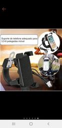 Título do anúncio: Suporte de celular GPS para motos com carregador USB universal fixa retrovisor 