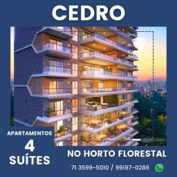 Título do anúncio: Apartamentos no Horto Florestal com 154m², 4 suítes, 3 vagas - Cedro Horto 