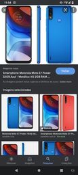 Título do anúncio: Motorola E7 Power azul