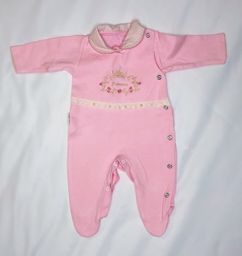 Título do anúncio: Macacão rosa menina tamanho P bebê 