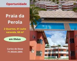 Título do anúncio: Não perca: Praia da  Pérola, 2 Quartos, 01 suíte,  68 m, varanda, vista mar,  em Ilhéus