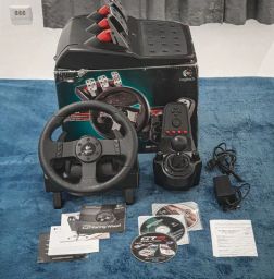 Volante Logitech G25 + Cockpit de Madeira - Videogames - Caixa D´Água,  Vinhedo 1258059856