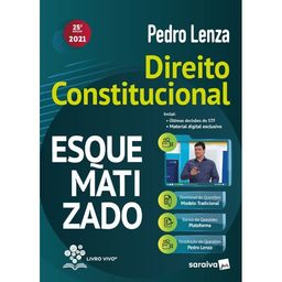 Título do anúncio: Direito Constitucional - Coleção Esquematizado 2021 - 25ª edição (Novo) - Pedro Lenza