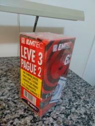 Título do anúncio: Vendo pack com 3 fitas VHS 120 virgens marca EMTEc novas