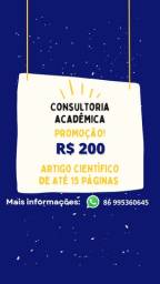 Título do anúncio: Consultoria acadêmica (TCC)
