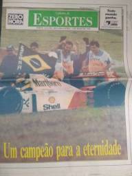 Título do anúncio: Encarte especial "Ayrton Senna"