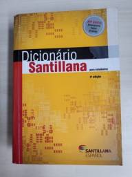 Título do anúncio: Dicionário Santillana  Espanhol (Semi novo)