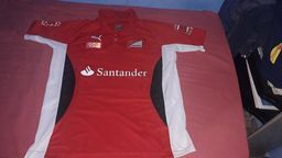 camisa da santander vermelha