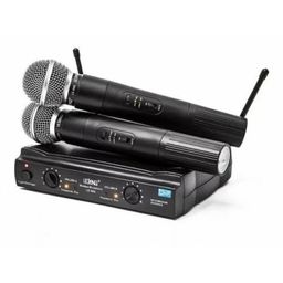 Título do anúncio: Microfone Duplo Sem Fio UHF Wireless Profissional LE-906 - Lelong
