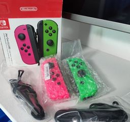 Título do anúncio: Joy-Con Nintendo Switch (L) e (R) - Verde e Rosa (NOVO)