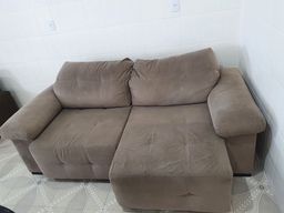 Título do anúncio: Sofa Retrátil cor marrom claro