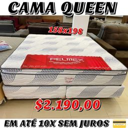 Título do anúncio: Cama Queen molas ensacadas - Pelmex CX$
