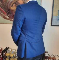 Título do anúncio: Blazer ZARA Man - importado da Turquia - cor azul - Novo