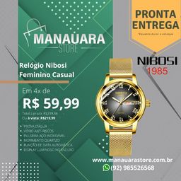 Título do anúncio: Relógio Nibosi Feminino Casual Original